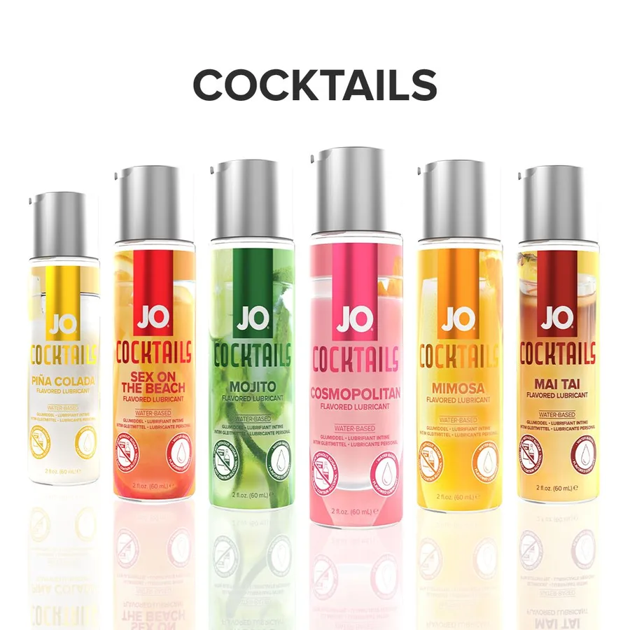 Лубрикант на водной основе JO Cocktails — Cosmopolitan без сахара, растительный глицерин (60 мл)