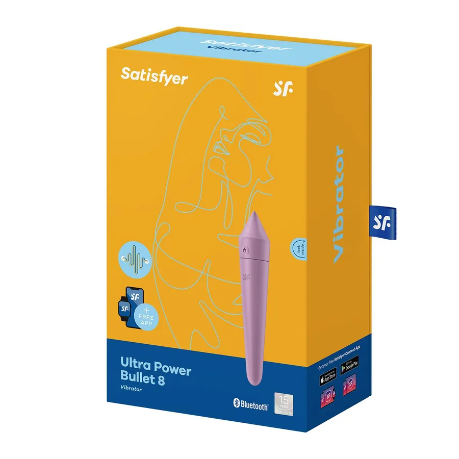 Смарт мини-вибратор Satisfyer Ultra Power Bullet 8 Lilac