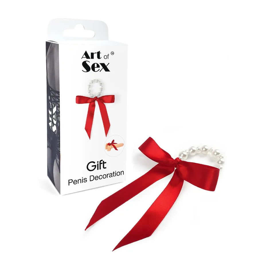 Украшение на пенис с жемчугом «Подарок» Art of Sex - Gift