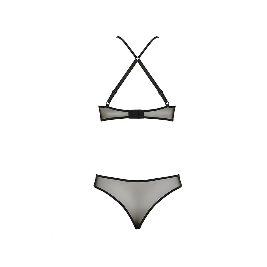 Эротический комплект Passion AZALIA SET L/XL, black