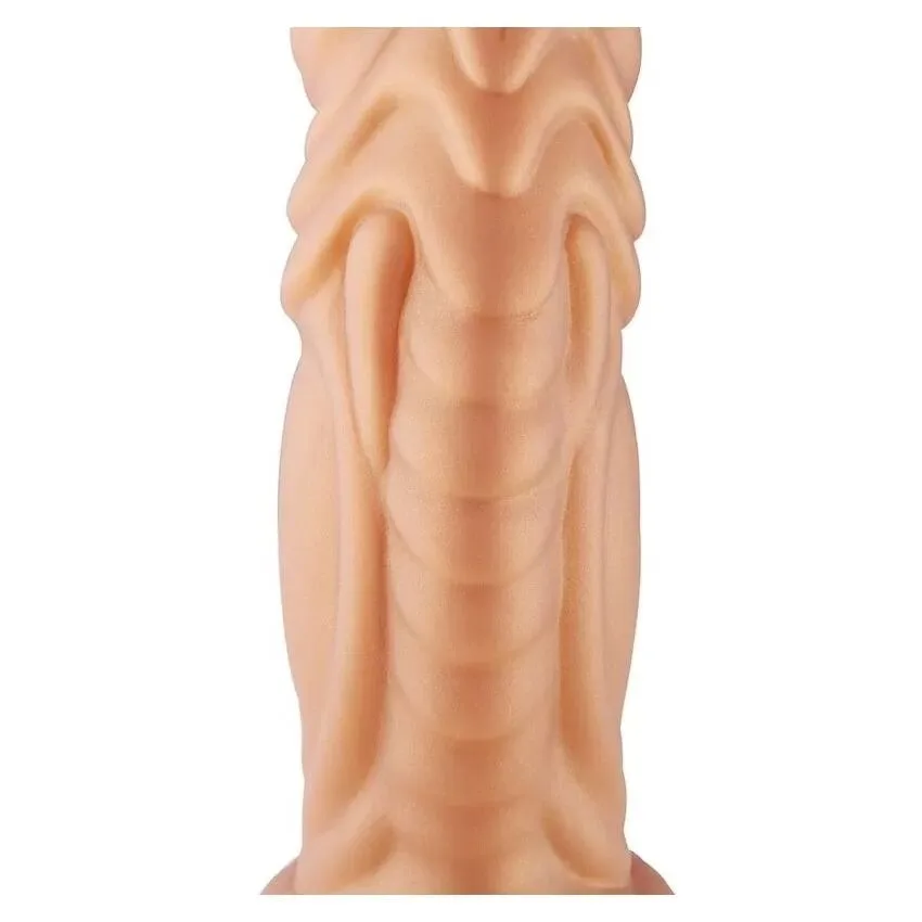Фаллоимитатор для секс-машин Hismith Slightly Curved Silicone Dildo Monster Series, крепление KlicLok