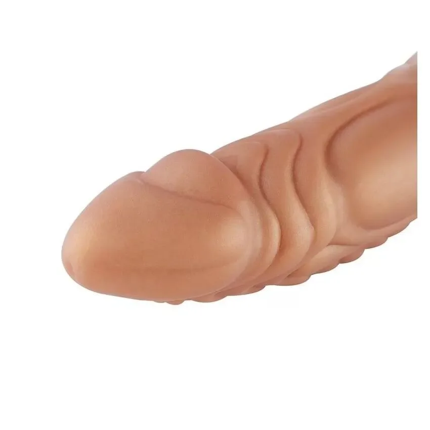 Фаллоимитатор для секс-машин Hismith Slightly Curved Silicone Dildo Monster Series, крепление KlicLok