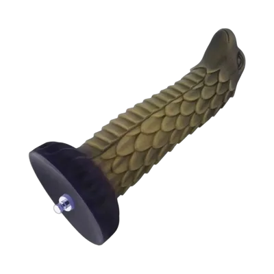 Фаллоимитатор для секс-машин Hismith 8.5″ Squama Beast Silicone Dildo Monster Series, KlicLok