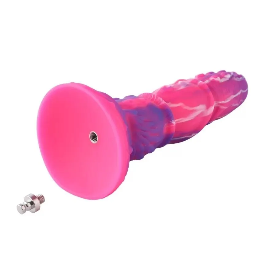 Фалоімітатор для секс-машин Hismith Tentacle Silicone Dildo Monster Series, KlicLok та присоска