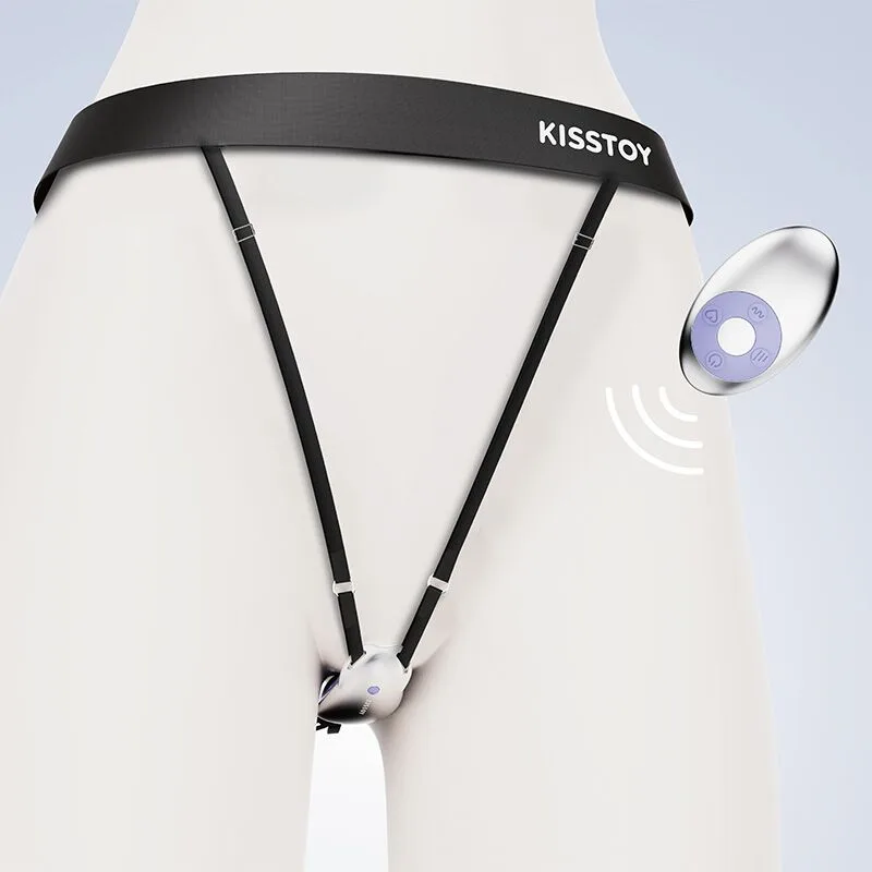 Вибратор в трусики KISSTOY Viosecret, пояс для фиксации и пульт ДУ в комплекте