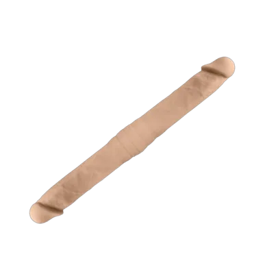 Фаллоимитатор двусторонний SIlexD Billy-Joe Double Dong S Flesh, двухслойный, силикон+Silexpan, диаметр 3,9 см