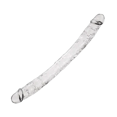 Прозрачный двусторонний фаллоимитатор Alive Supreme Jelly Dildo