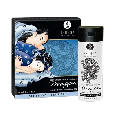 Стимулювальний крем для пар Shunga Dragon Cream SENSITIVE (60 мл) ніжніший ефект