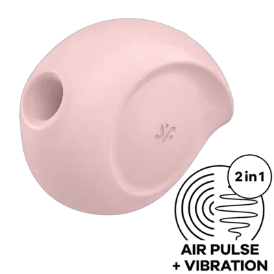 Вакуумний кліторальний стимулятор із вібрацією Satisfyer Sugar Rush Rose