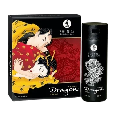 Стимулювальний крем для пар Shunga Dragon Cream (60 мл), ефект тепло-холод та поколювання