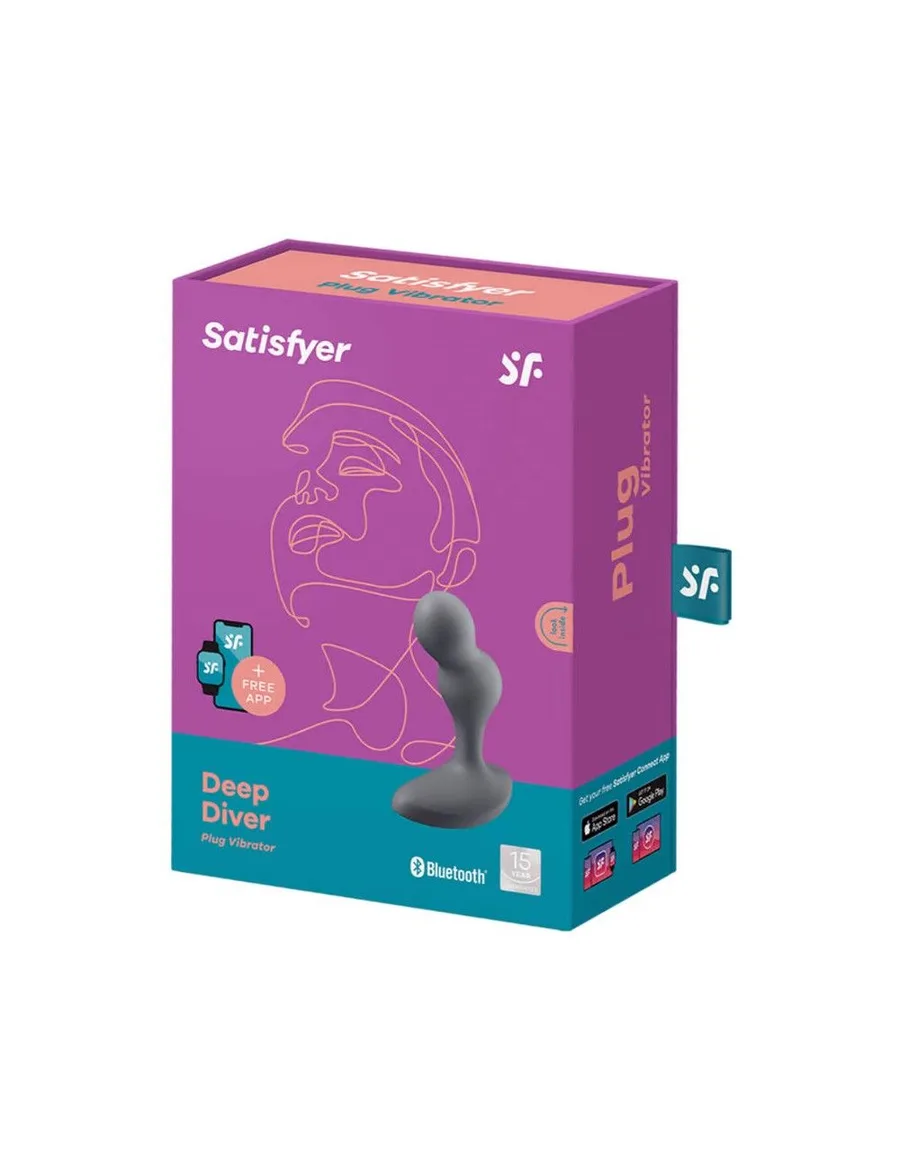 Смарт-массажер простаты Satisfyer Deep Diver Grey
