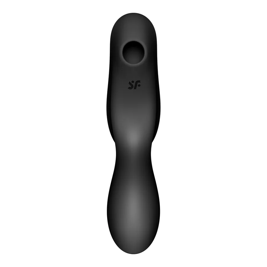 Вакуумный стимулятор с вибрацией Satisfyer Curvy Trinity 2 Black