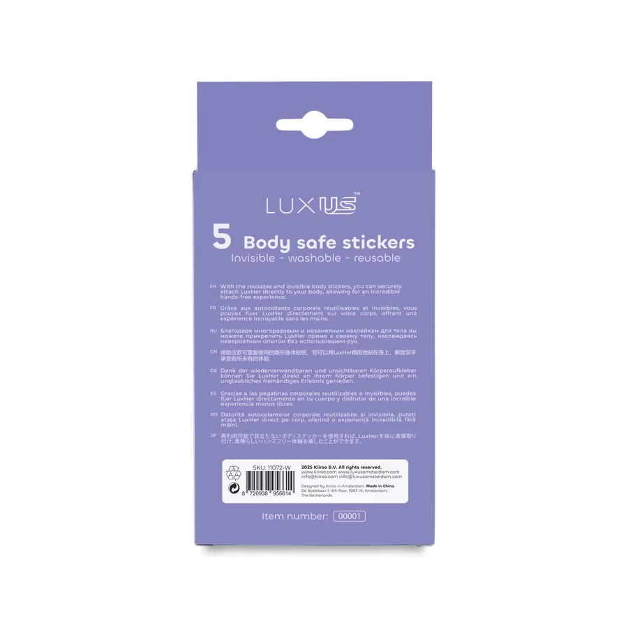 Комплект наклеек для вибратора LuxusHer Kiiroo Luxus Stickers (2 шт)
