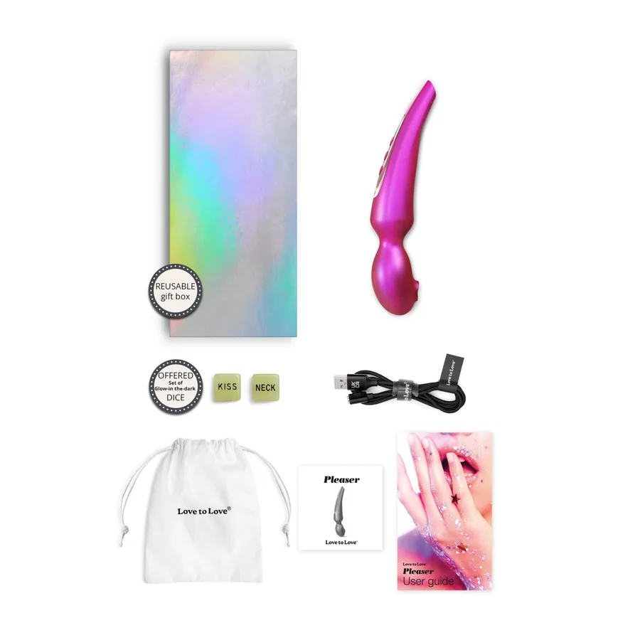 Вибромассажер Love To Love Pleaser Iridescent Berry
