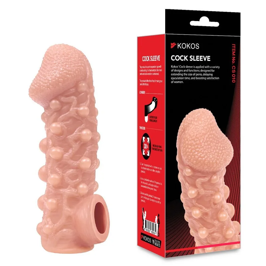 Насадка на член Kokos Cock Sleeve CS 010 L (мятая упаковка!!!)