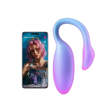 Смарт-віброяйце Magic Motion Flamingo Max Blue 2 в 1: віброяйце та тренажер Кегеля, 10 режимів
