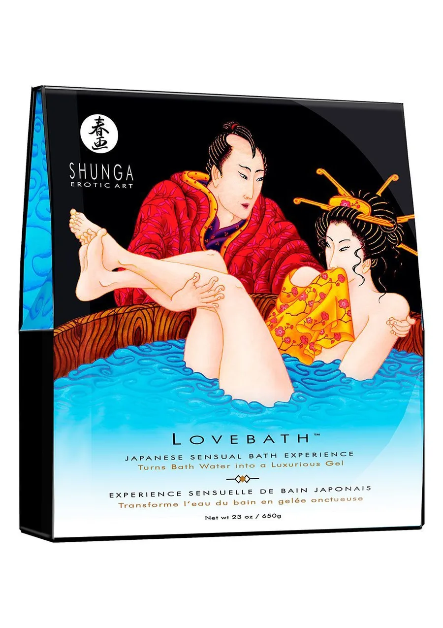 Гель для ванны Shunga LOVEBATH – Ocean temptations 575 г, делает воду ароматным желе со SPA-эффектом