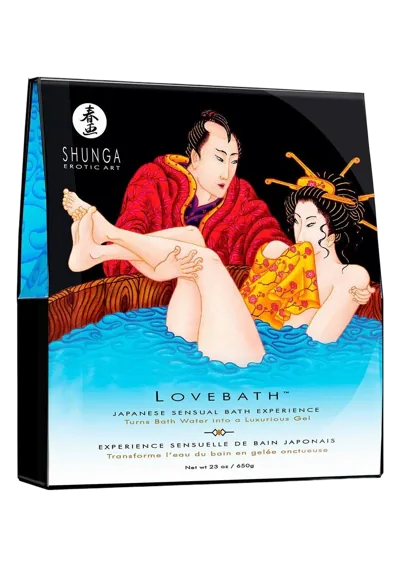Гель для ванны Shunga LOVEBATH – Ocean temptations 575 г, делает воду ароматным желе со SPA-эффектом