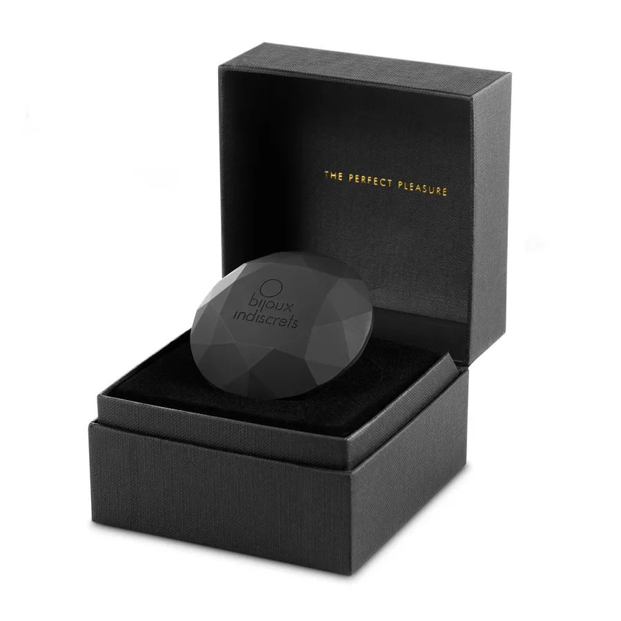 Вібромасажер діамант Bijoux Indiscrets - Twenty One Black, стильний аксесуар для дамської сумочки