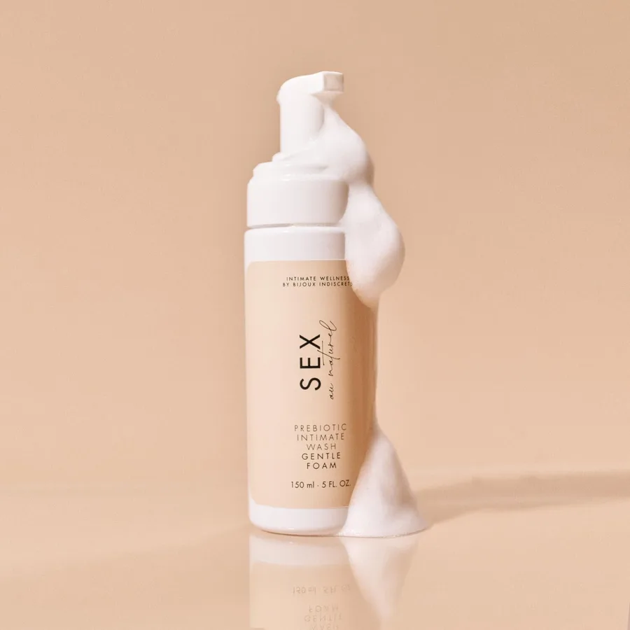 Пена для интимной гигиены Bijoux Indiscrets Sex Au Naturel Prebiotic Intimate Wash Gentle Foam 150мл