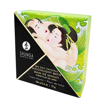 Сіль для ванни Shunga Moonlight Bath – Lotus Flower (75 г), сіль Мертвого моря, ароматичні олії