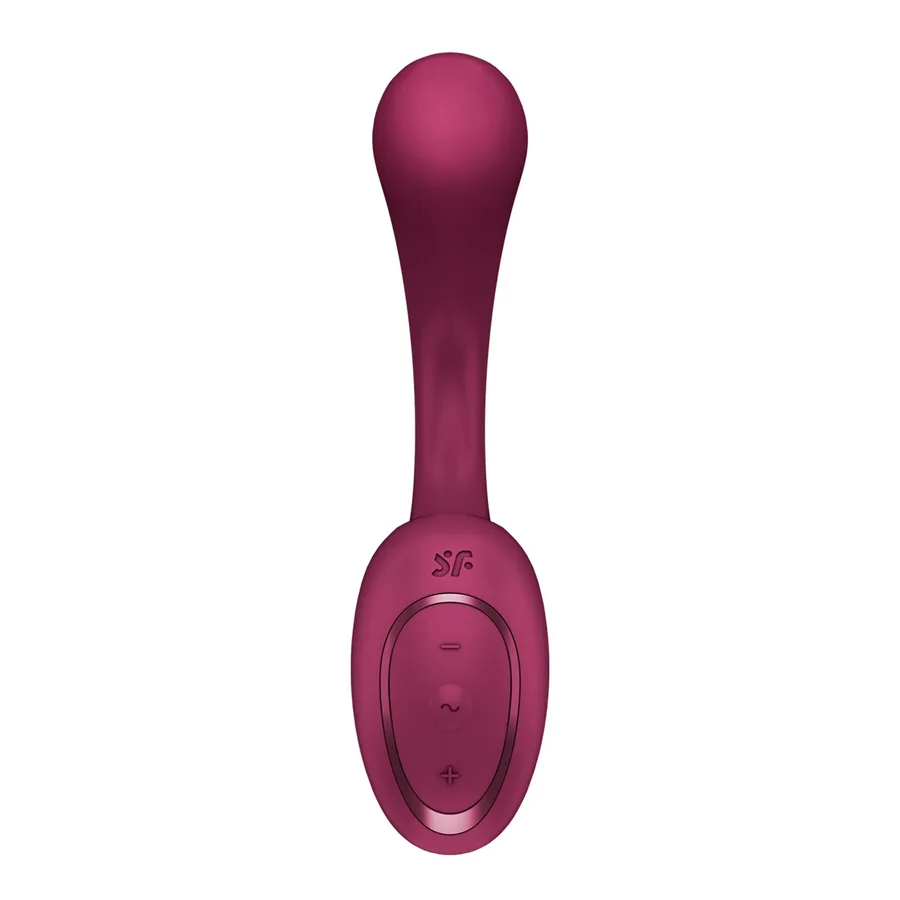 Вагинально-клиторальный вибратор Satisfyer G for Goddess 2 Wine Red, 2 мотора