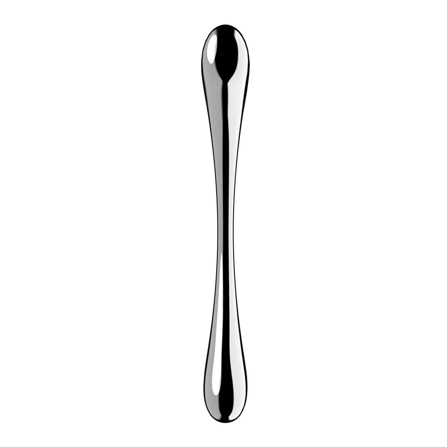 Металевий дилдо Satisfyer Cosmic Crest 1, двосторонній, можна нагрівати й охолоджувати