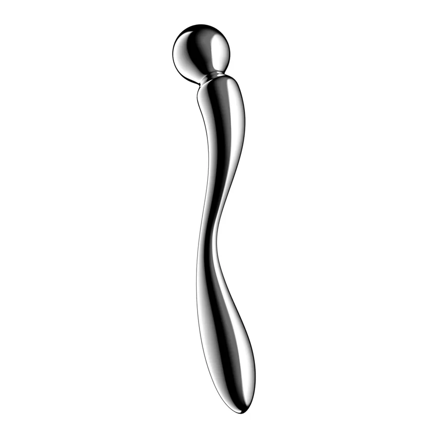 Металлический дилдо Satisfyer Star Force 2, двусторонний, можно нагревать и охлаждать