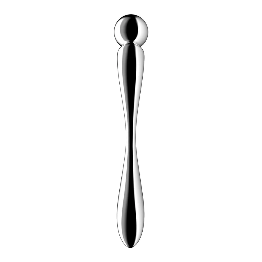 Металлический дилдо Satisfyer Star Force 2, двусторонний, можно нагревать и охлаждать