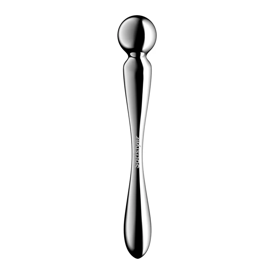 Металлический дилдо Satisfyer Star Force 2, двусторонний, можно нагревать и охлаждать
