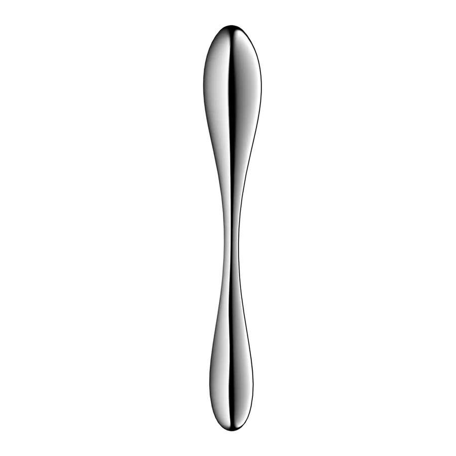 Металевий дилдо Satisfyer Star Force 3, двосторонній, можна нагрівати та охолоджувати, дуже важкий