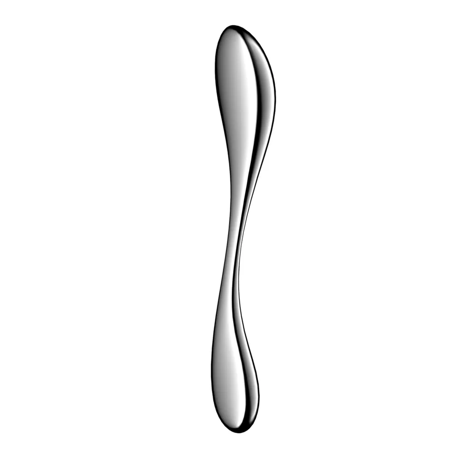 Металевий дилдо Satisfyer Star Force 3, двосторонній, можна нагрівати та охолоджувати, дуже важкий