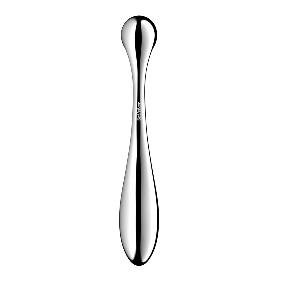 Металевий дилдо Satisfyer Star Force 4, двосторонній, можна нагрівати та охолоджувати, дуже важкий