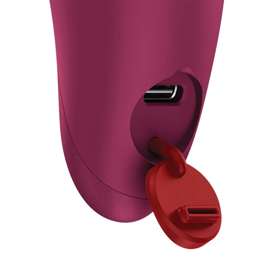 Вибропуля Fun Factory Charme Wine Red, 12 режимов, перезаряжаемая