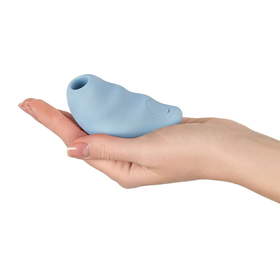Вакуумный стимулятор Fun Factory Intense Sky Blue, 11 режимов работы, перезаряжаемый