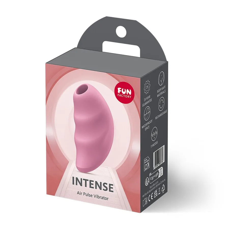Вакуумный стимулятор Fun Factory Intense Rose, 11 режимов работы, перезаряжаемый