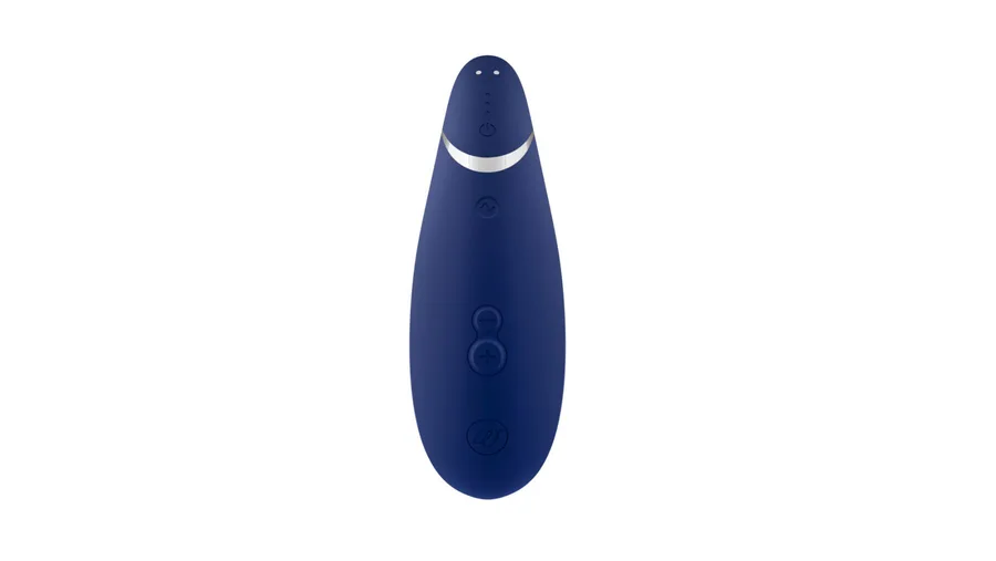 Вакуумный клиторальный стимулятор Womanizer Premium 2 - Blueberry, функции Autopilot и Smart Silence