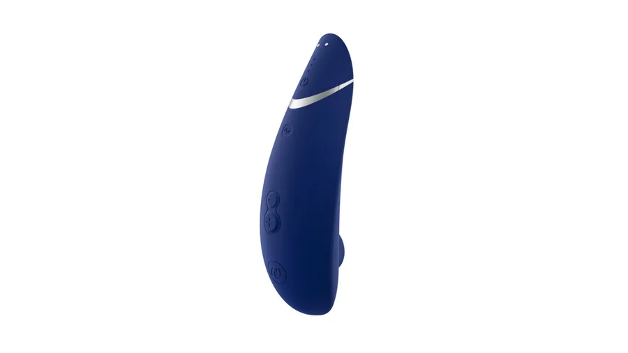 Вакуумный клиторальный стимулятор Womanizer Premium 2 - Blueberry, функции Autopilot и Smart Silence