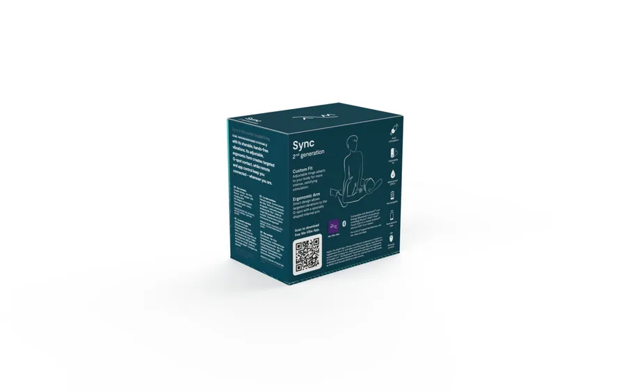 Смарт-вибратор для пар We-Vibe Sync 2 Green Velvet, 10 виброрежимов, пульт ДУ