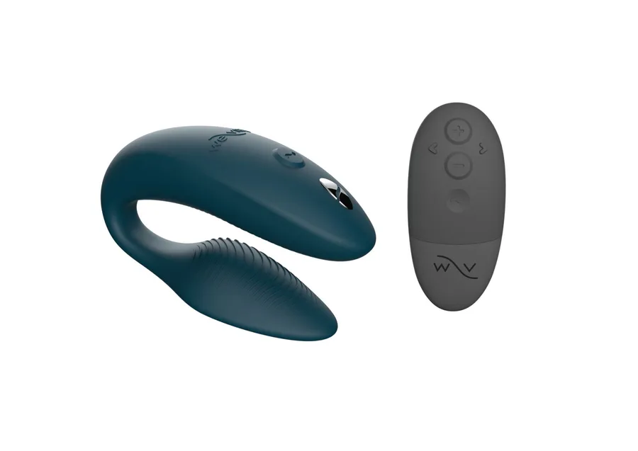 Смарт-вибратор для пар We-Vibe Sync 2 Green Velvet, 10 виброрежимов, пульт ДУ