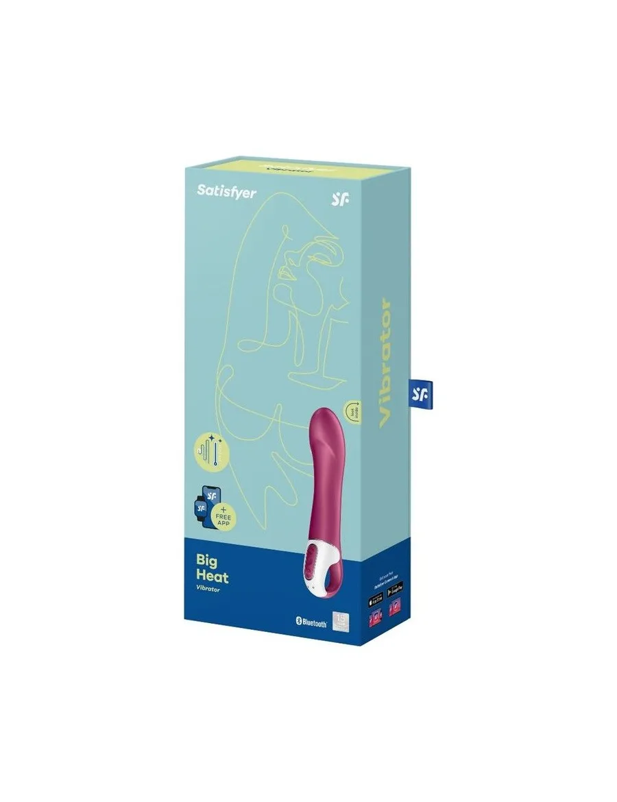 Смарт-вибратор точки G Satisfyer Big Heat с функцией подогрева