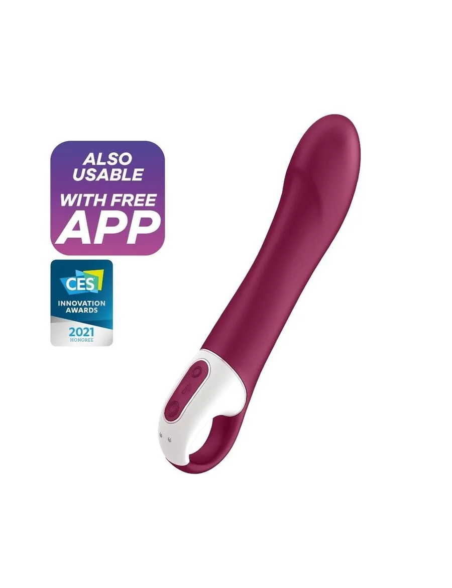Смарт-вибратор точки G Satisfyer Big Heat с функцией подогрева