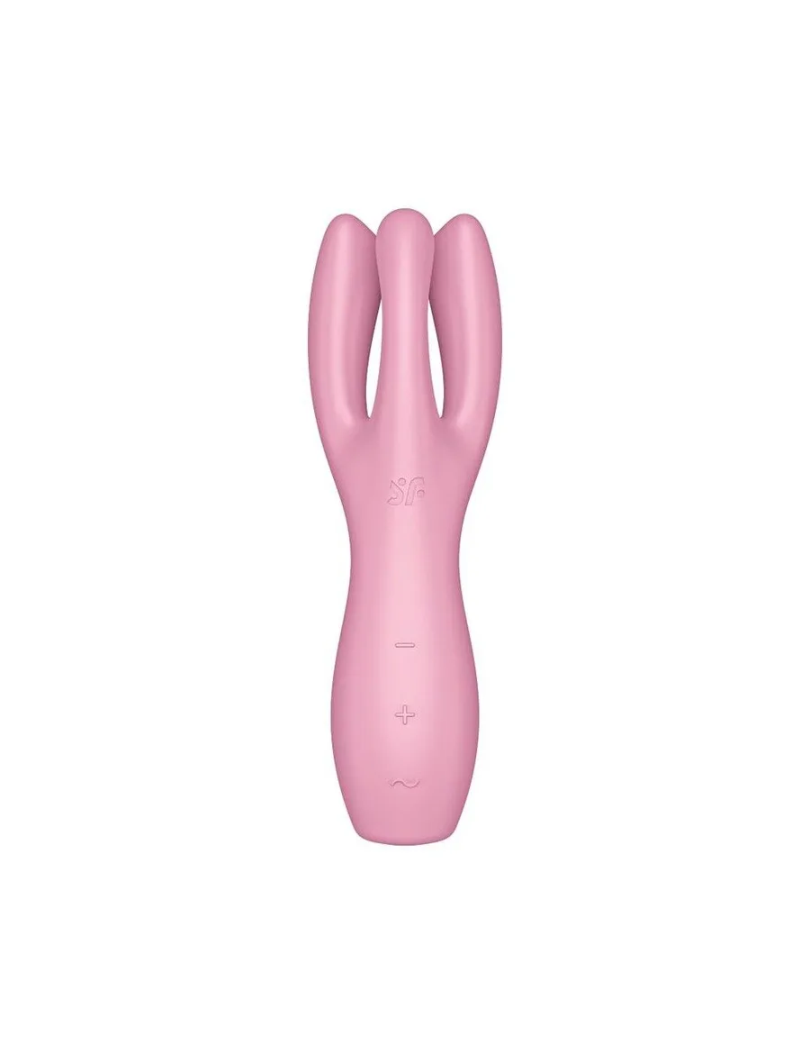 Клиторальный вибратор Satisfyer Threesome 3 Pink с тремя пальчиками