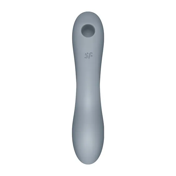 Вакуумний стимулятор з вібрацією Satisfyer Curvy Trinity 3 BlueGrey