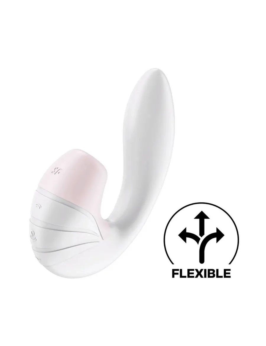 Вакуумний вібратор Satisfyer Supernova White, 2 положення стовбура
