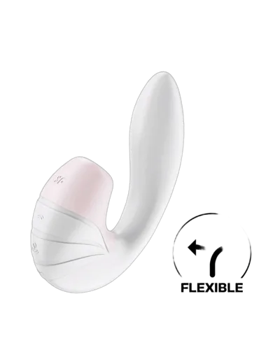 Вакуумний вібратор Satisfyer Supernova White, 2 положення стовбура