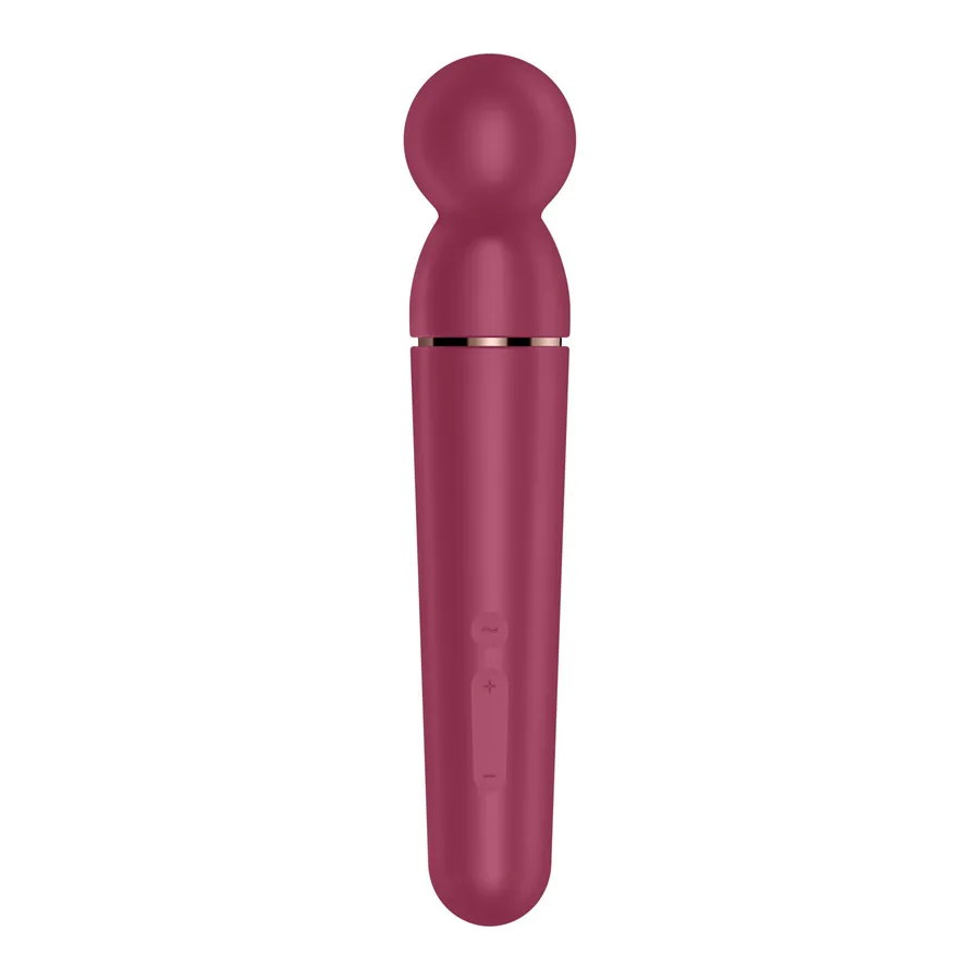 Вибромассажер Satisfyer Planet Wand-er Berry/Rosegold, очень мощный, беспроводной
