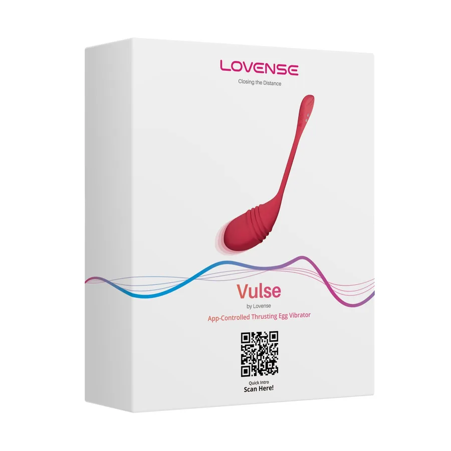 Смарт-віброяйце з пульсацією Lovense Vulse (Thrusting Egg Vibrator), імітація фрикцій