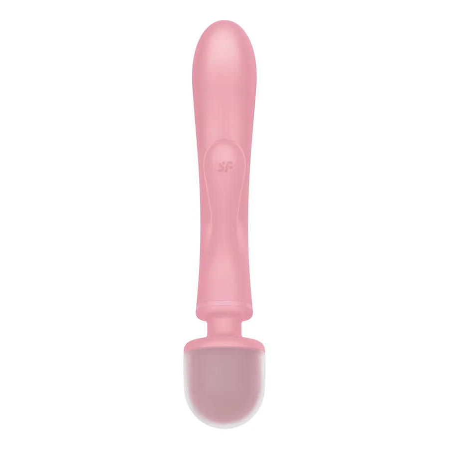 Вибратор-кролик с вибромассажером Satisfyer Triple Lover Pink, 3 мотора