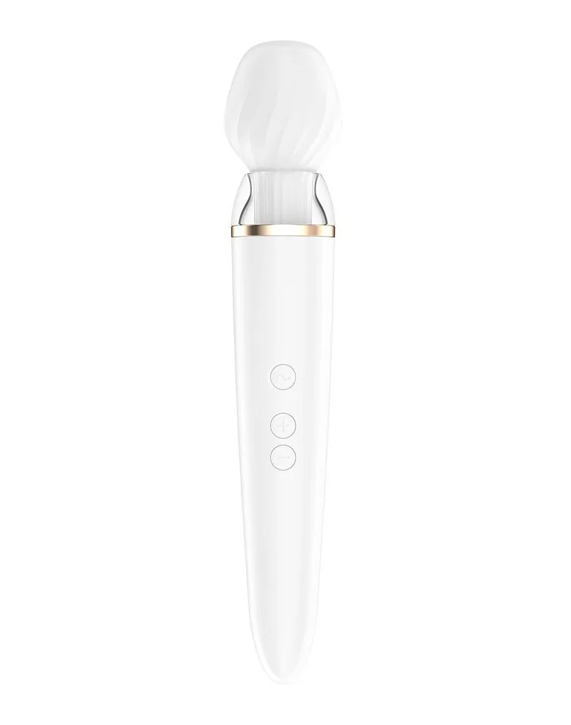 Смарт-вібромасажер зі змінною головкою Satisfyer Double Wand-er